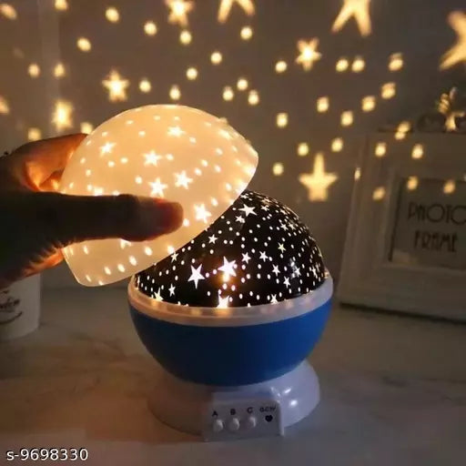Star Galaxy Projector led Moon Romantic Sky Night lamp with 360 Degree Rotating Moon Star Projection with USB 9 Colour 4 LED Rotation